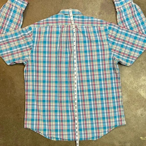 Vintage Polo Ralph Lauren Mens XL Button Down Plaid Shirt - Picture 8 of 10